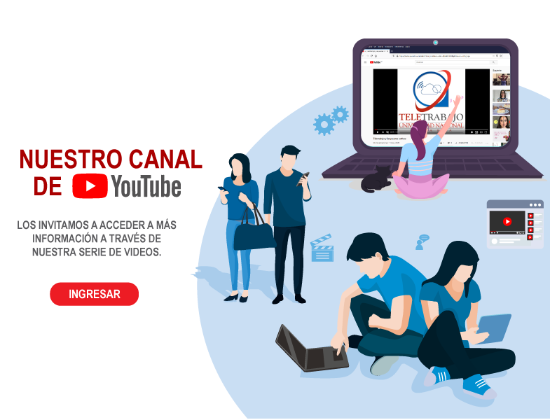 Estudiantes con una tableta accesando el canal de youtube